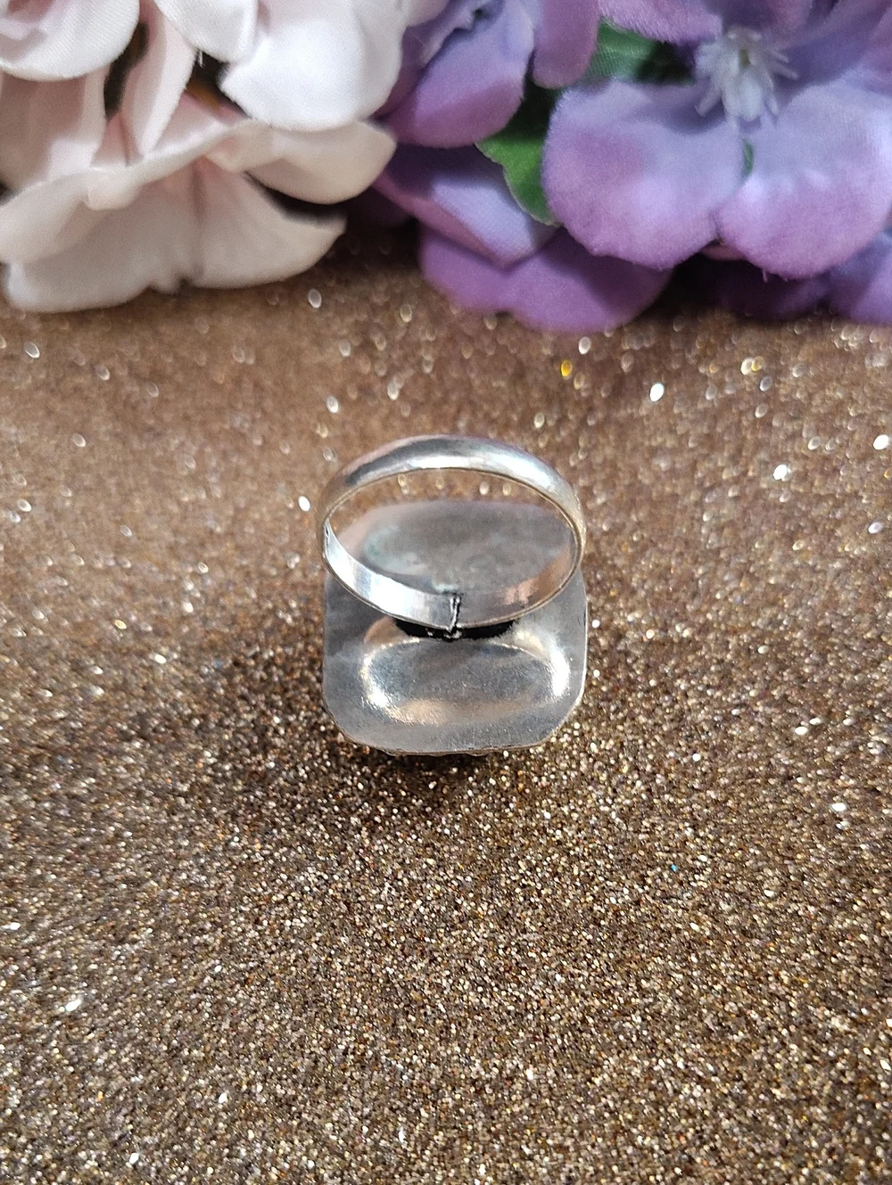 Prehnite Gemstone 925 Silver Ring - Size 7 1/4